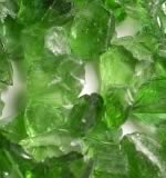 Light Green Accent Fire Glass Crystals