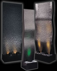 Acrylic Floor Fountains from Laguna Waterworks