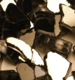 Black Reflective Fire Glass