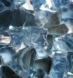 Pacific Blue Reflective Fire Glass